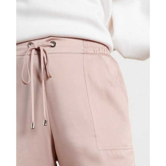 Ted Baker Womens 1 Toriyaa Utility Style Satin Jogger Pants Light Pink Size 4 - Picture 8 of 16